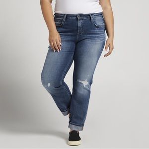 Silver Beau High Rise Slim leg Jean